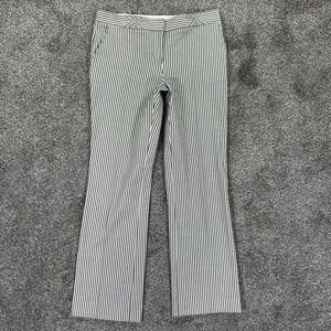 Tory Burch Striped Wide Leg Dress Pant Professional Trouser Womens 8 Casual Work